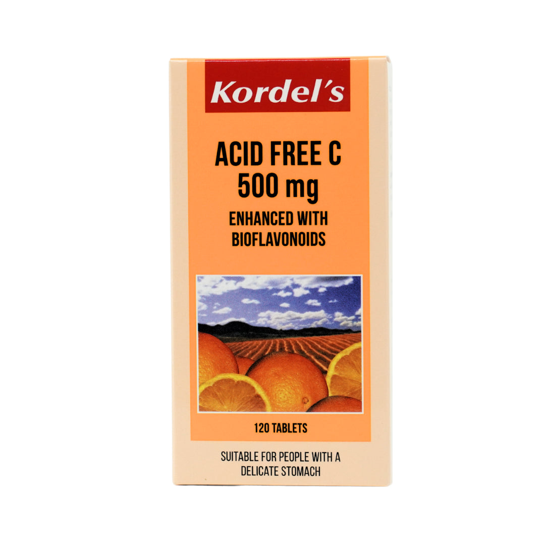 Kordel's 无酸维生素 C 500 毫克片剂 120 片