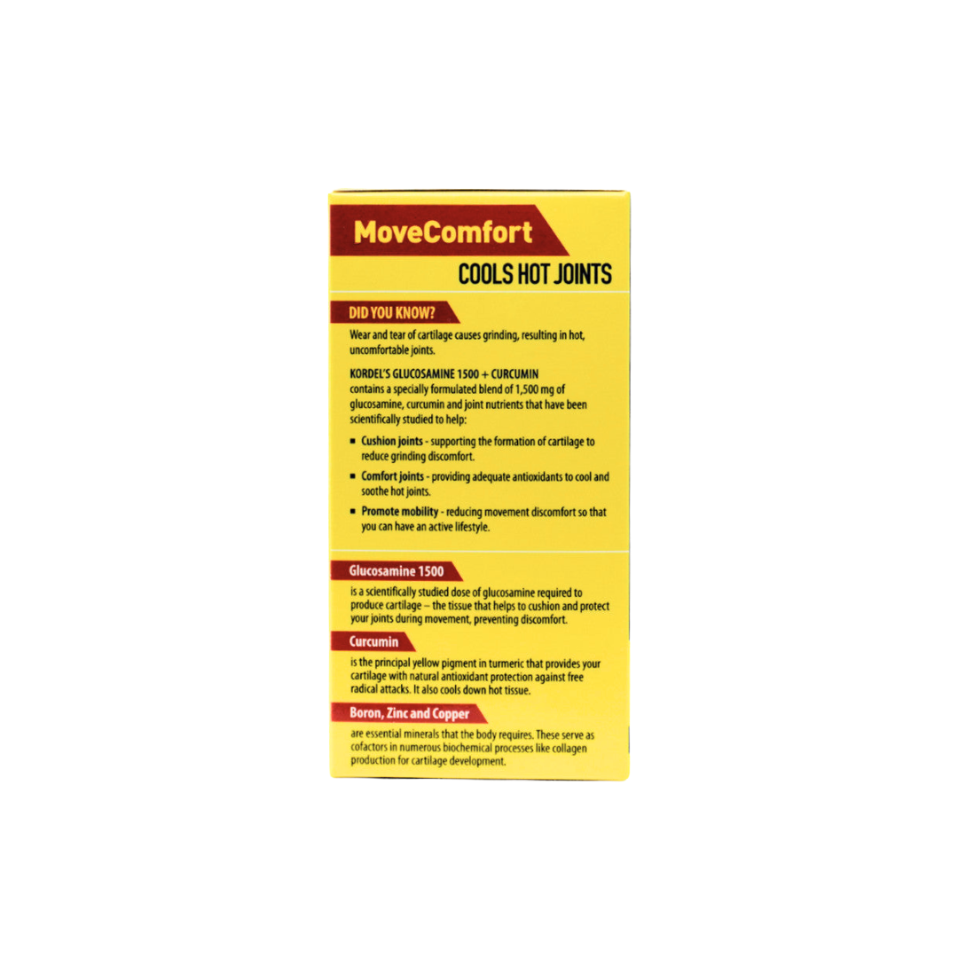 Kordel’s Glucosamine 1500 + Curcumin Tablet 60's