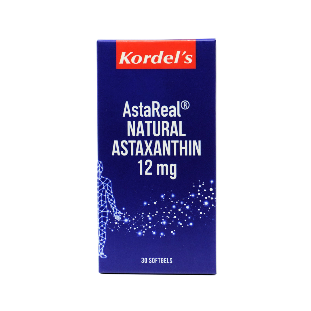 Kordel's AstaReal® Natural Astaxanthin 12mg Softgel 30's