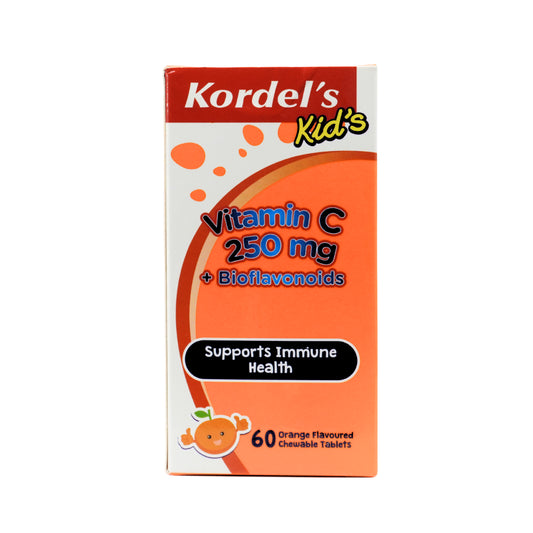 Kordel's Kid's Vitamin C 250mg + Bioflavonoids Chewable Tablet 60's