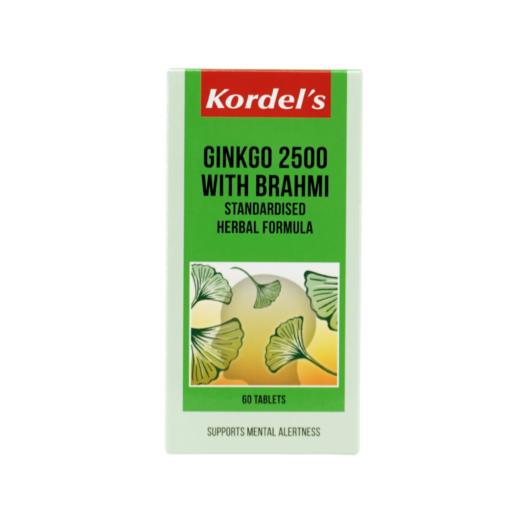 Kordel's 银杏叶 2500 含婆罗米片剂 60 片