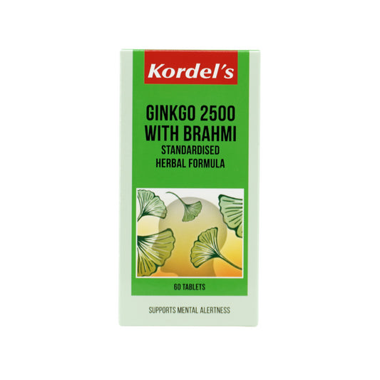 Kordel's Ginkgo 2500 With Brahmi Tablet 60's