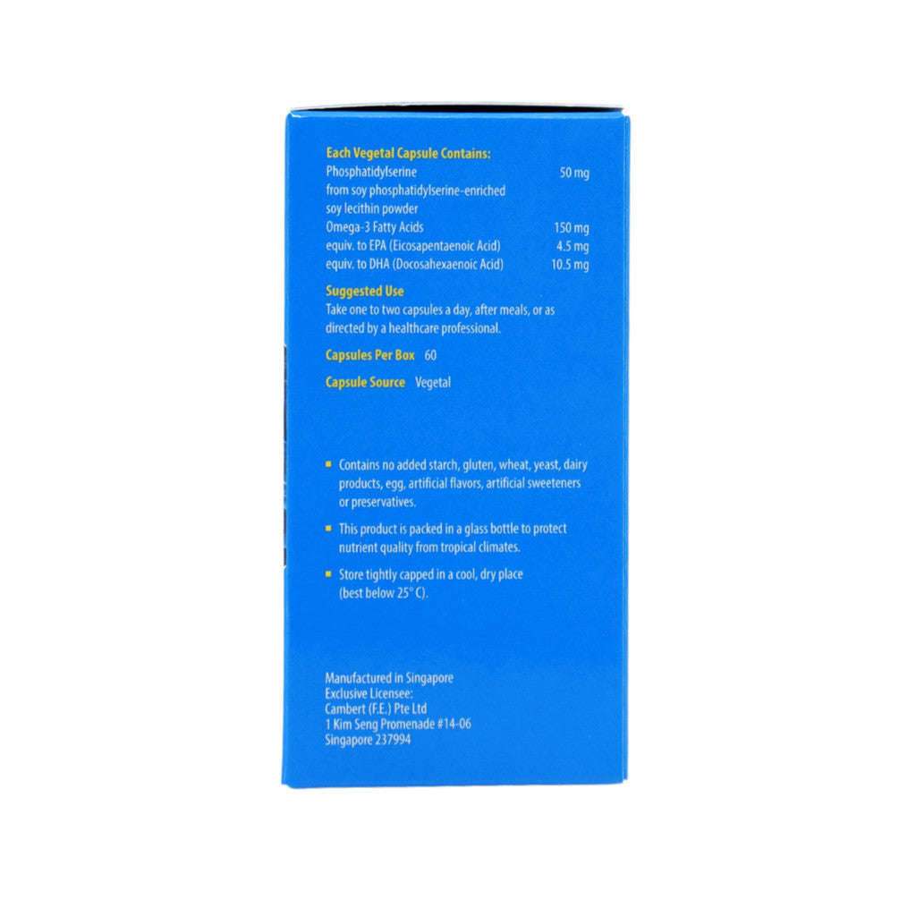Kordel's Care For Brain Phosphatidylserine PS + Omega-3 60's