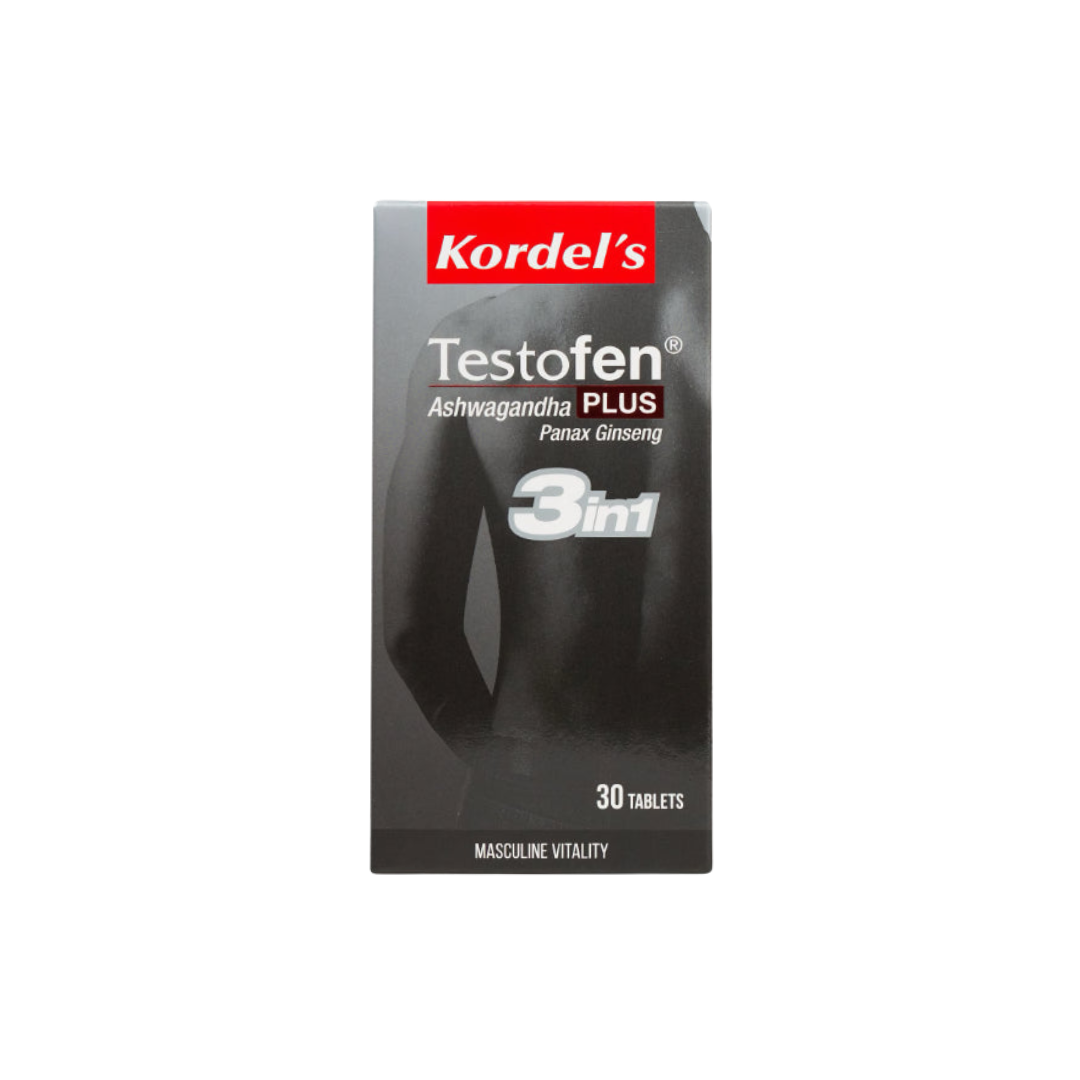 Kordel's Testofen® Plus Ashwagandha And Panax Ginseng Tablets 30's