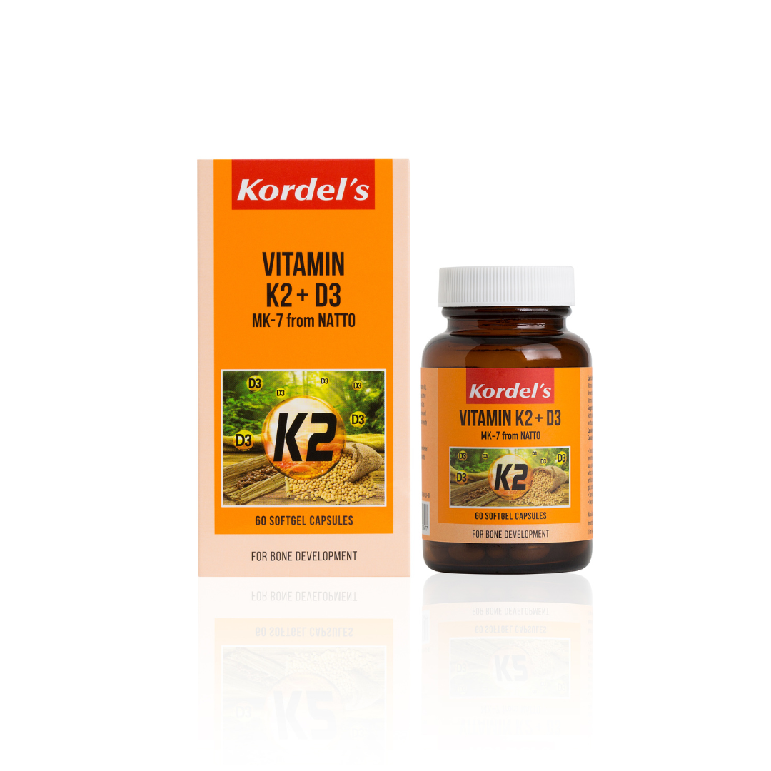Kordel's Vitamin K2 + D3 Capsules 60s