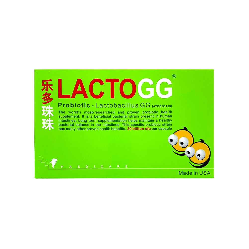 LactoGG Probiotics Capsules 30's - Lactobacillus GG