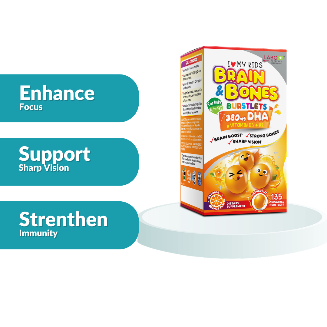 LABO Nutrition Kids Brain and Bone Burstlets 135's