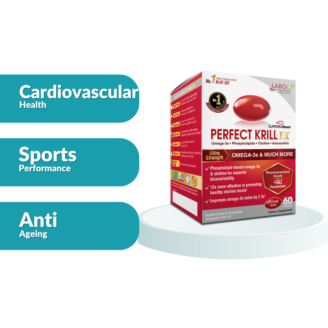 LABO Nutrition Perfect Krill 1000mg 60's