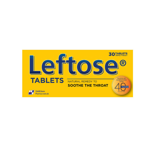 Leftose Tablet 30's (Lysozyme Hydrochloride) - Glovida SG – Glovida ...