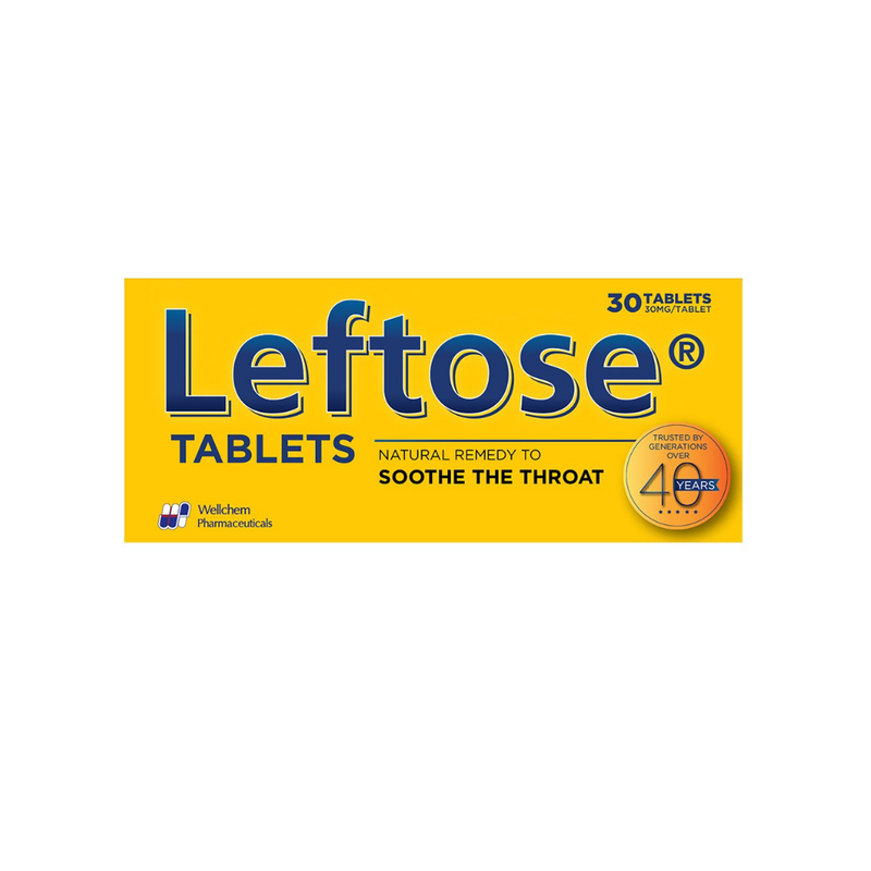 Leftose Tablet 30's (Lysozyme Hydrochloride) - Glovida SG – Glovida ...