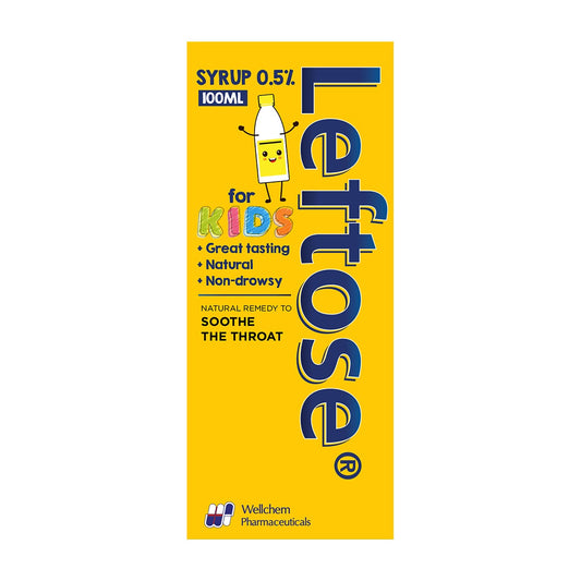 Leftose Syrup For Kids 100ml (Lysozyme Hydrochloride)