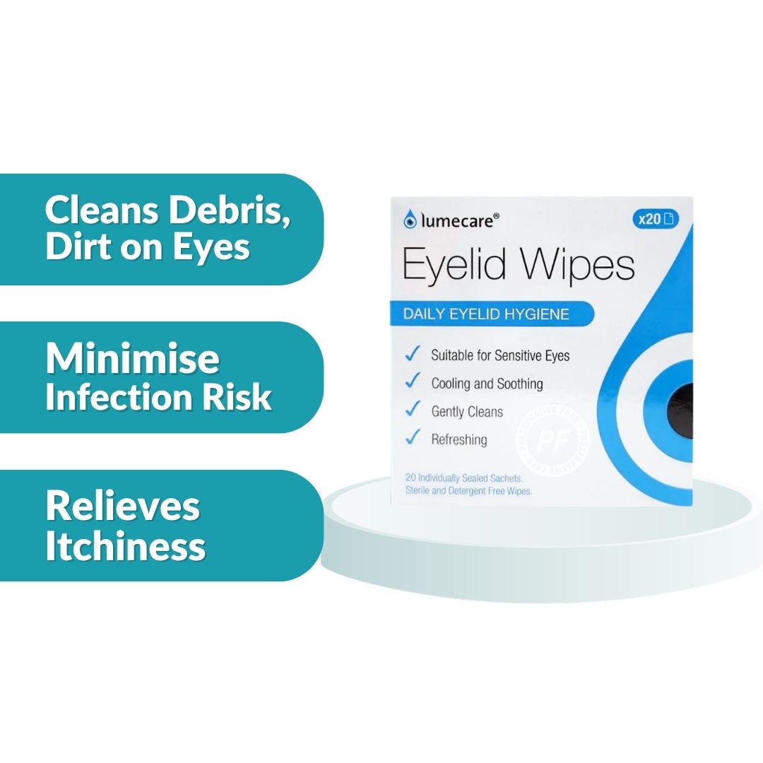 Lumecare Eyelid Wipes 20's