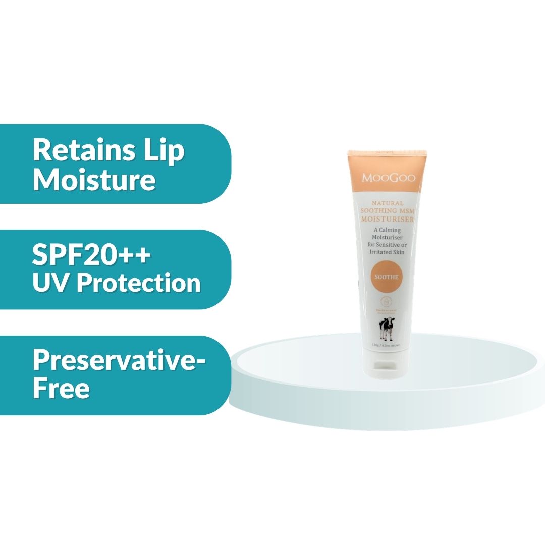 MooGoo Natural Soothing MSM Cream Moisturiser 120g