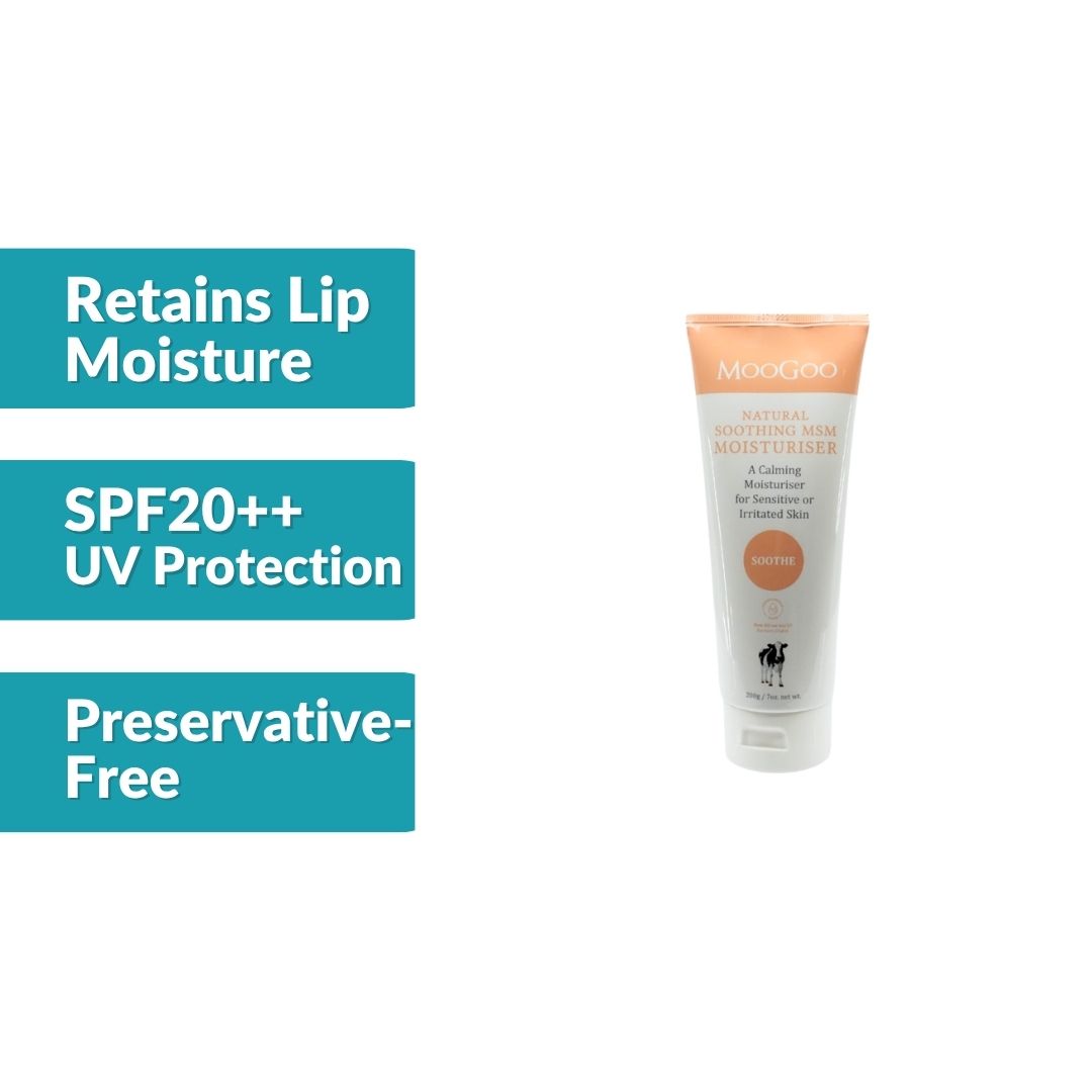 MooGoo Natural Soothing MSM Cream Moisturiser 200g