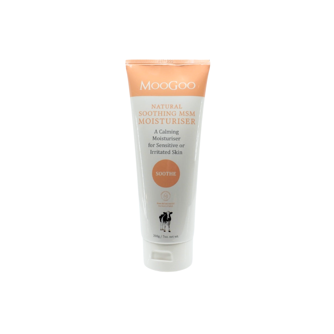 MooGoo Natural Soothing MSM Cream Moisturiser 200g