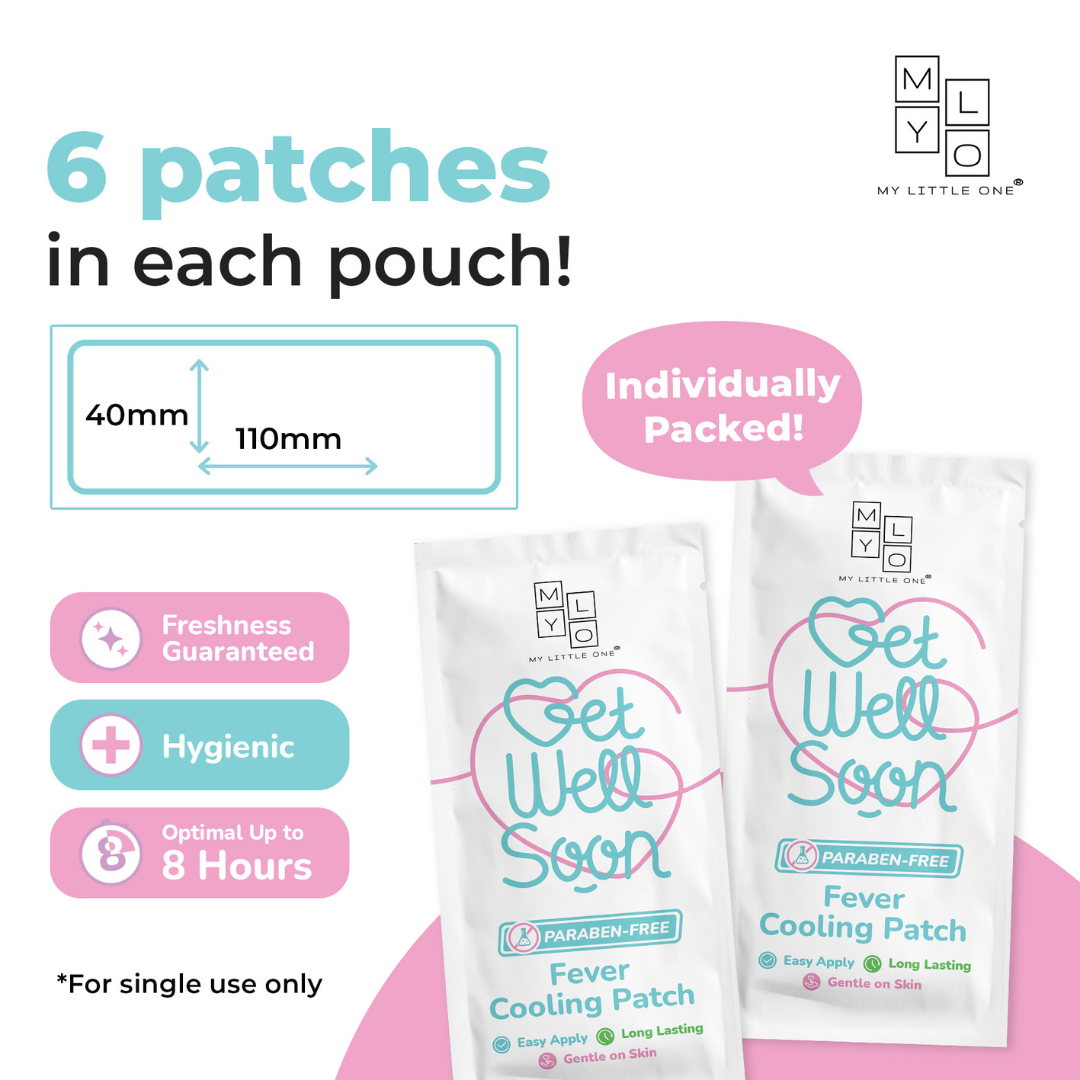 MyLO GWS Paraben Free Fever Cooling Patch 6's