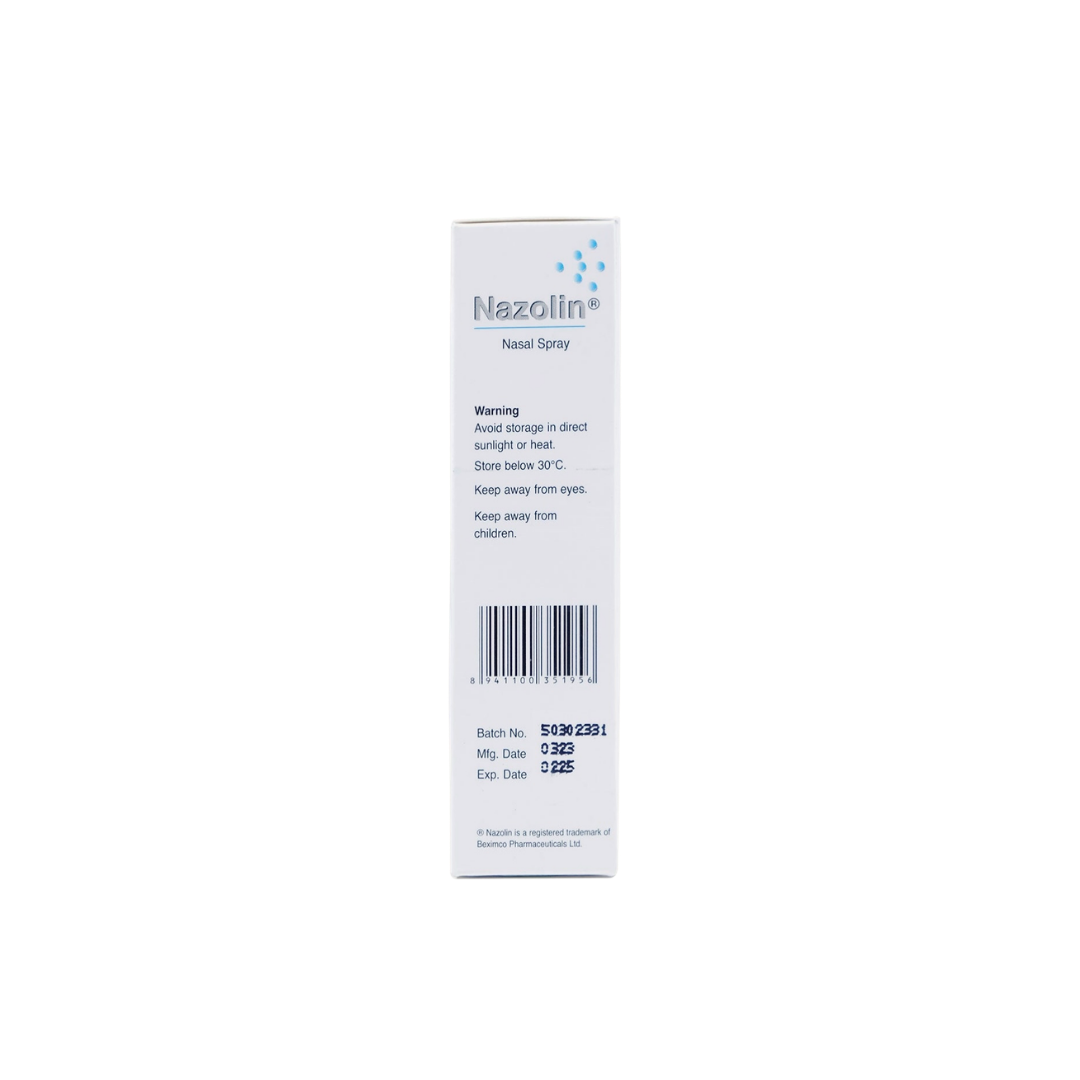 Nazolin Nazolin Oxymetazoline HCL 0.05% Nasal Spray – Glovida Pharmacy
