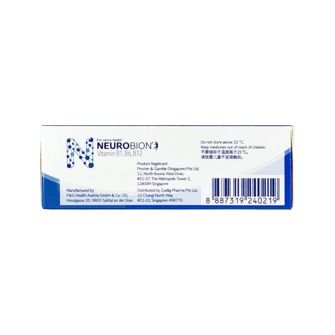 Neurobion Vitamin B1, B6, B12 Tablets 30's