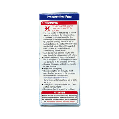 NeilMed Sinus Rinse Premixed Sachets 120's