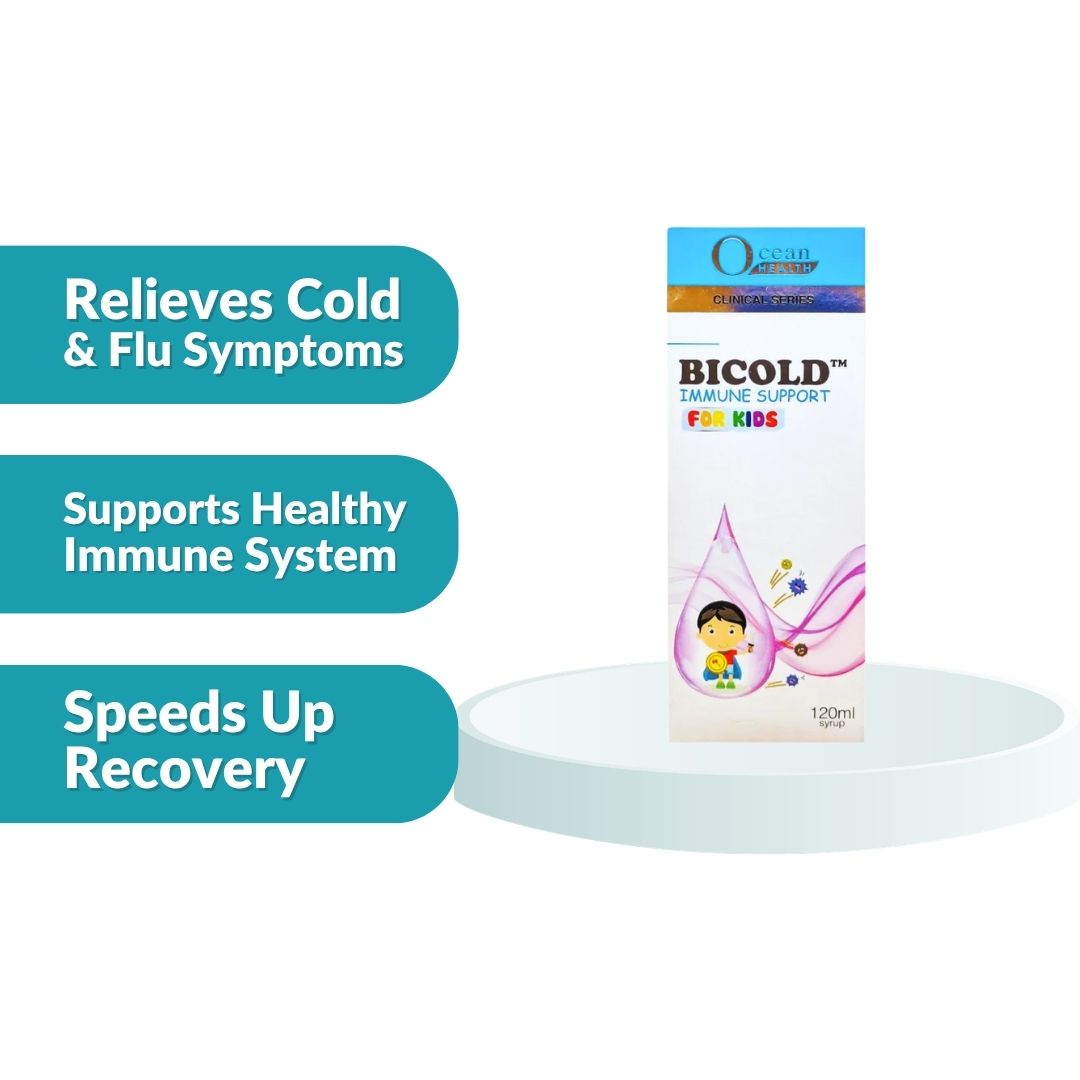 Ocean Health Bicold Immune Support For Kids Syrup 120ml