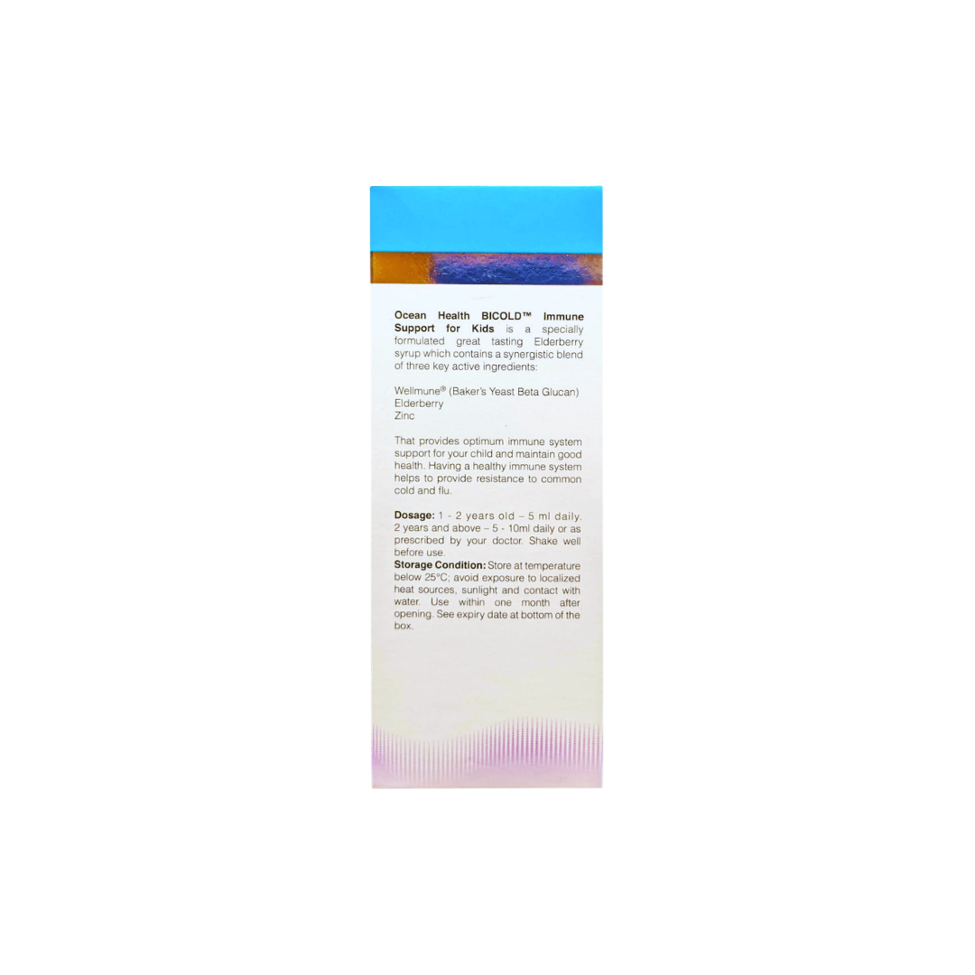 Ocean Health Bicold Immune Support For Kids Syrup 120ml