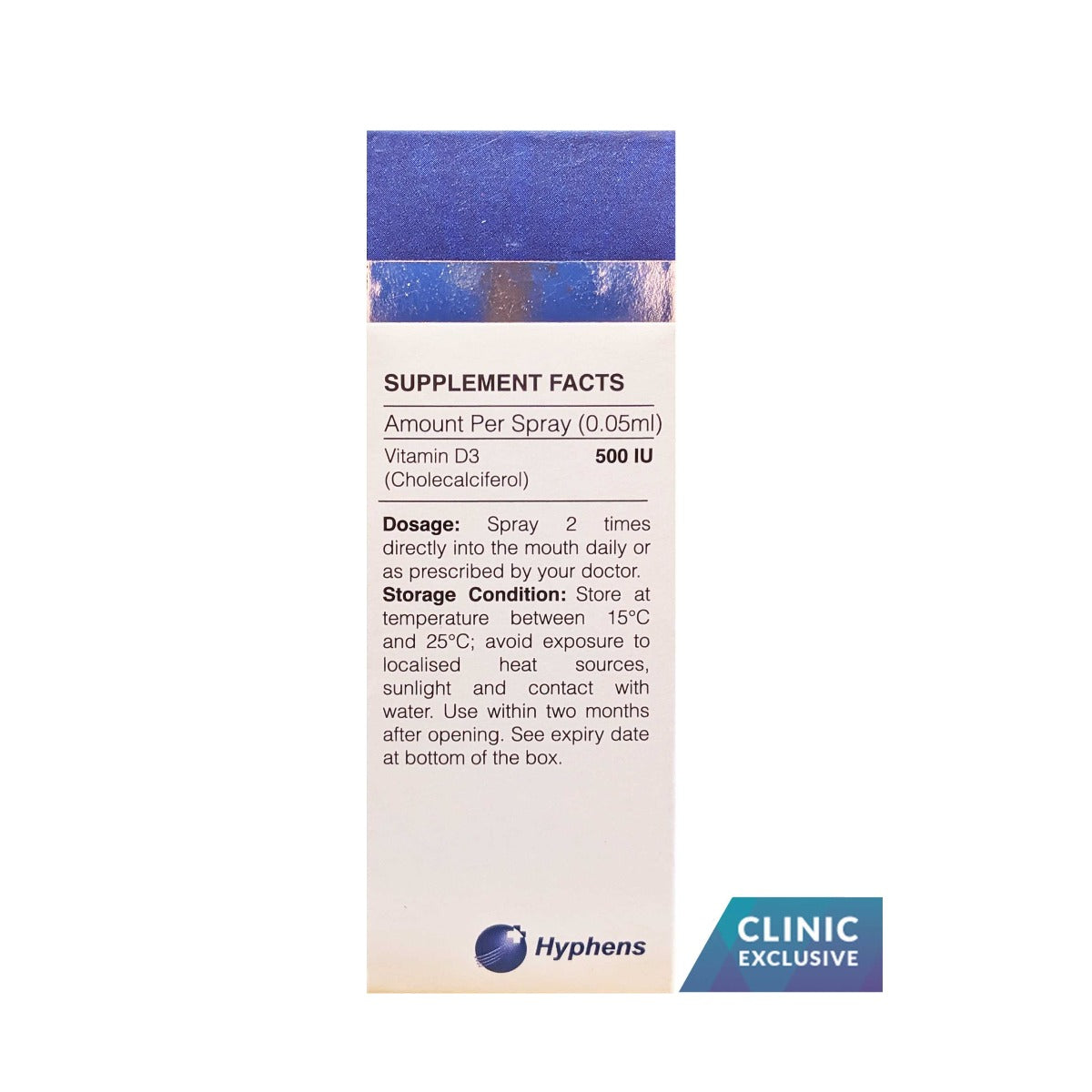 Ocean Health D-Vita Vitamin D3 Oral Spray 8ml