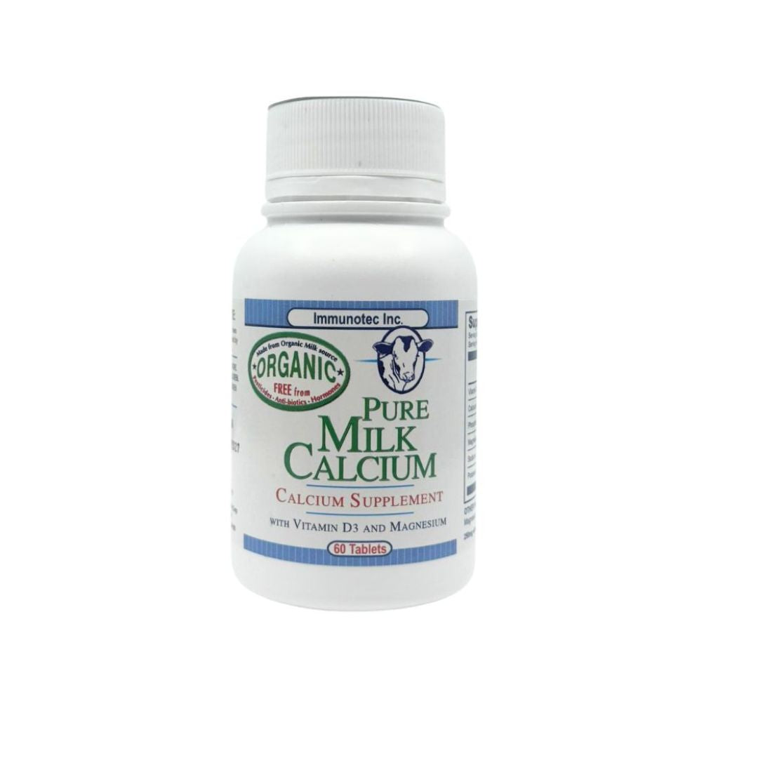 Organic Pure Milk Calcium Tablets 60's