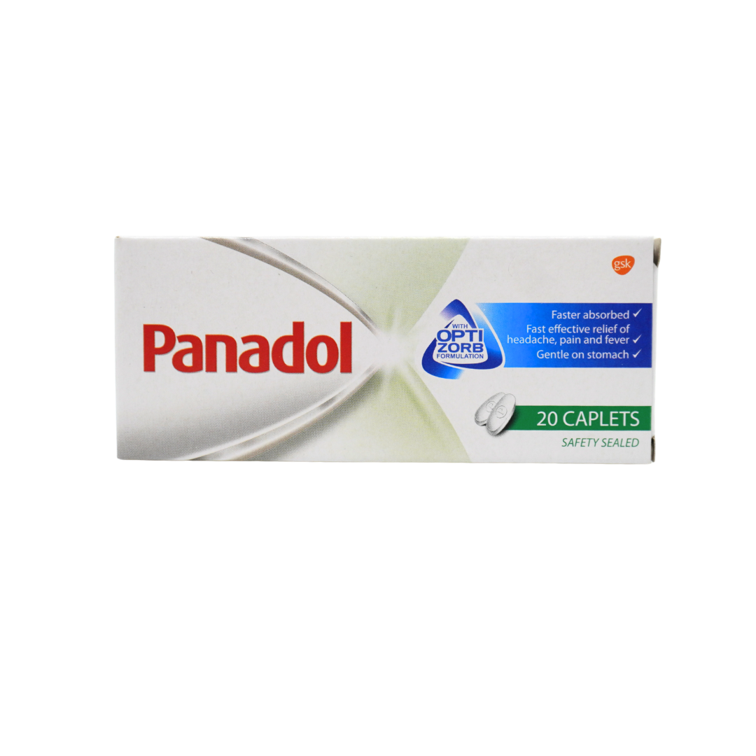 Panadol Regular Optizorb 500mg Caplets 20's