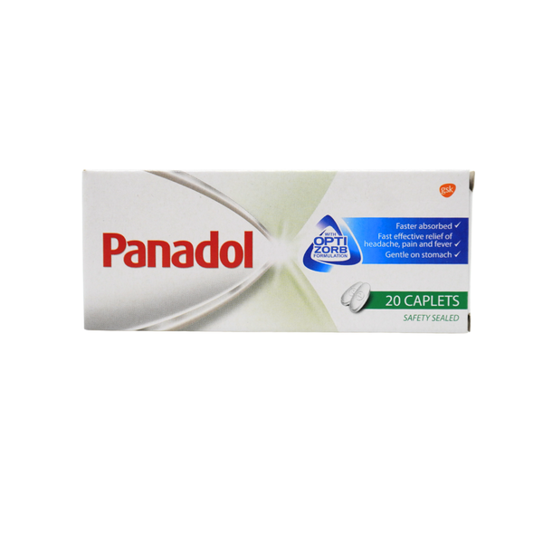 Panadol Regular Optizorb 500mg Caplets 20's
