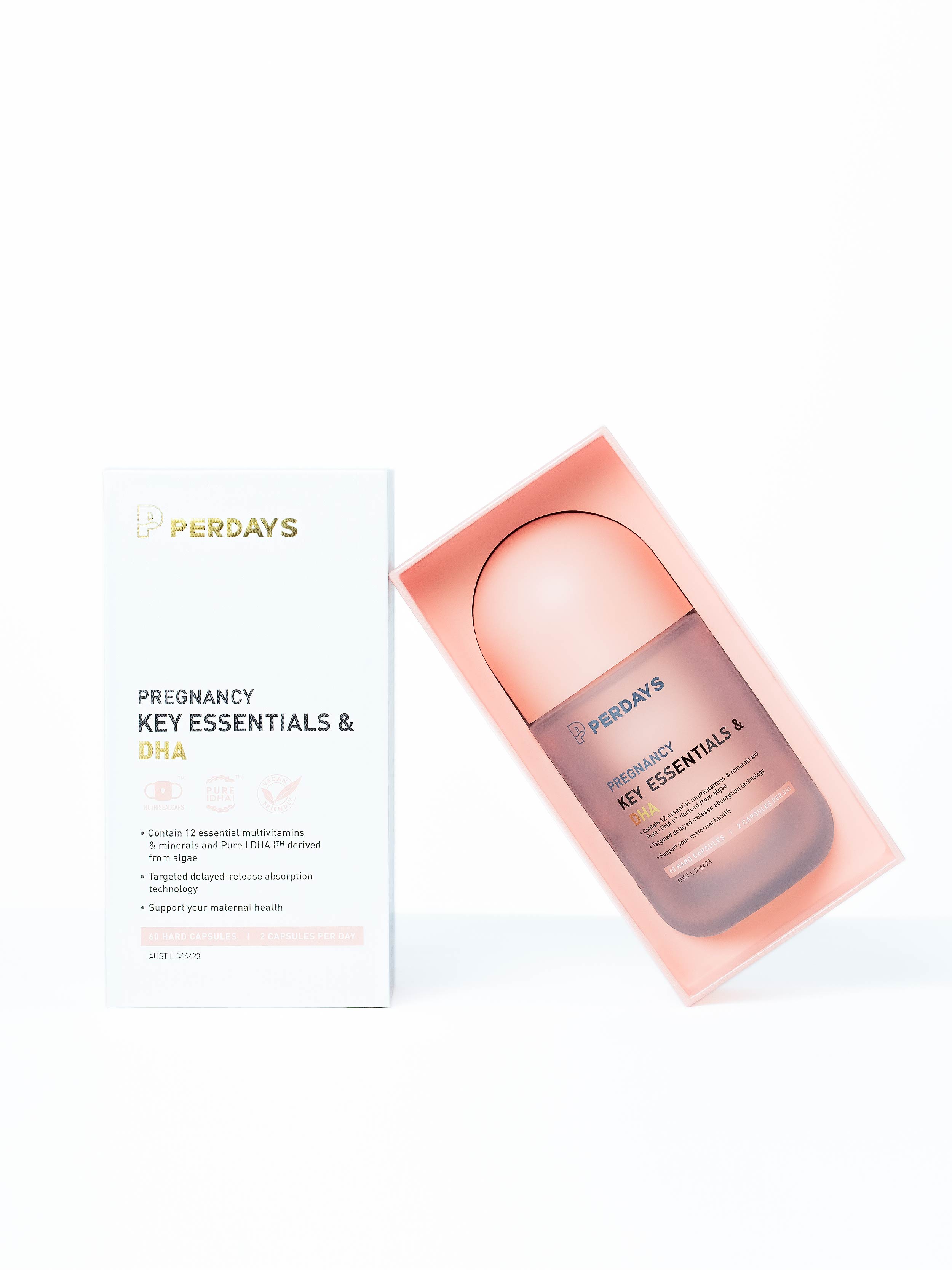 PERDAYS Key Essential & DHA (Double Capsules) 60'S