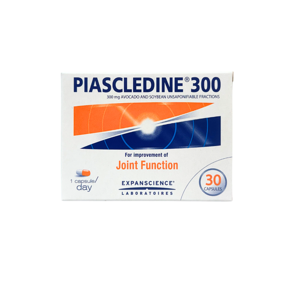 Piascledine 300毫克胶囊（30粒）：鳄梨和大豆油，改善关节功能