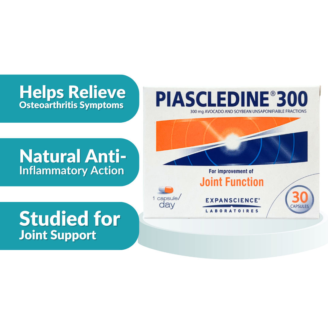 Piascledine Avocado and Soybean Oil for Improvement of Joint Function 300mg Capsules 30's