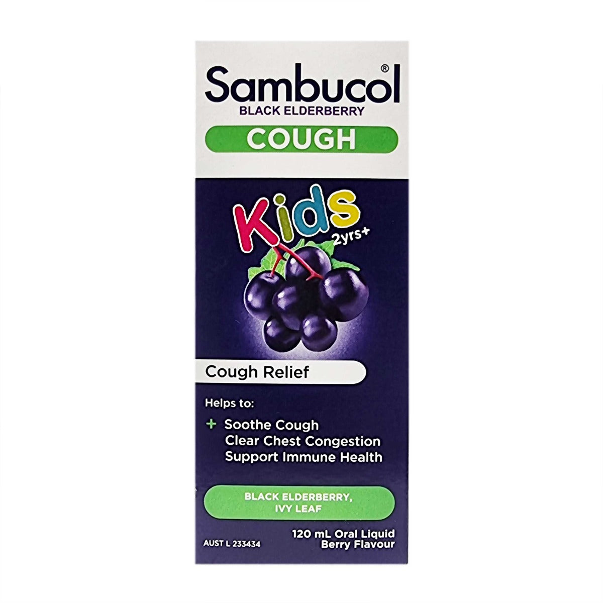 Sambucol Kids Black Elderberry Cough Relief 120ml