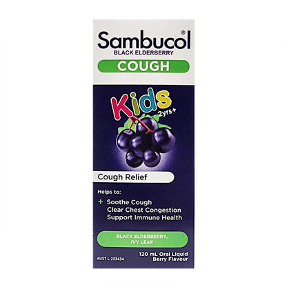 Sambucol Kids Black Elderberry Cough Relief 120ml