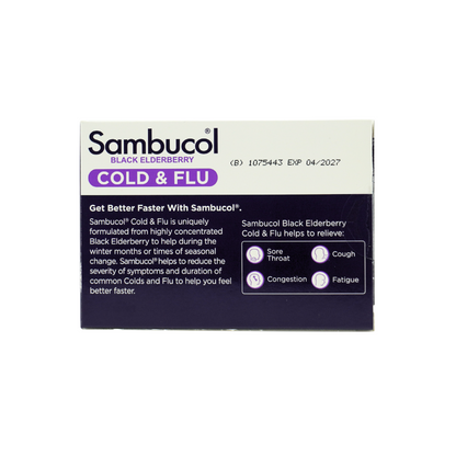 Sambucol Black Elderberry Cold & Flu Capsules 24's