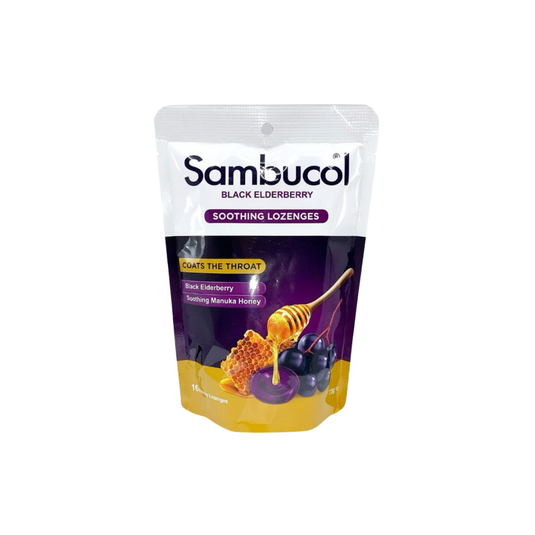 Sambucol 黑接骨木舒缓蜂蜜润喉糖 16 片