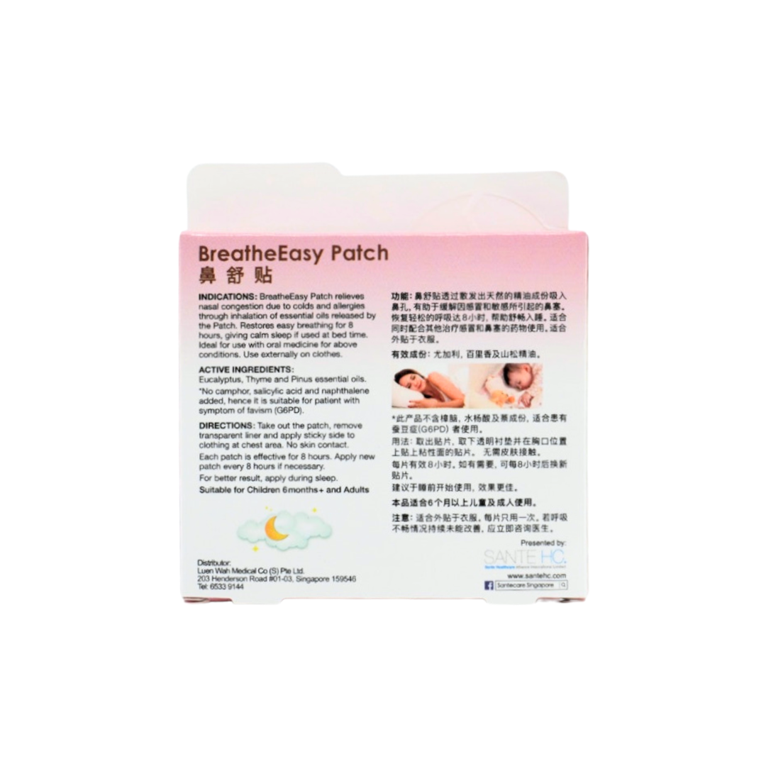 Santecare BreathEasy Patch 5's