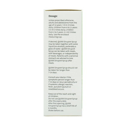 QUIXX Sinupret Syrup 100ml
