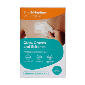 Smith & Nephew Opsite Post-Op 6.5CM X 5CM 5'S