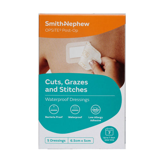 Smith & Nephew Opsite Post-Op 6.5CM X 5CM 5'S