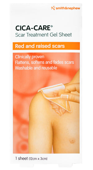 Smith+Nephew Cica-care 12cm x 3cm Gel Sheet 1's