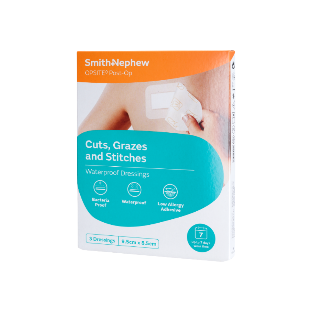 Smith+Nephew Opsite Post-Op 9.5cm X 8.5cm Dressings 3's