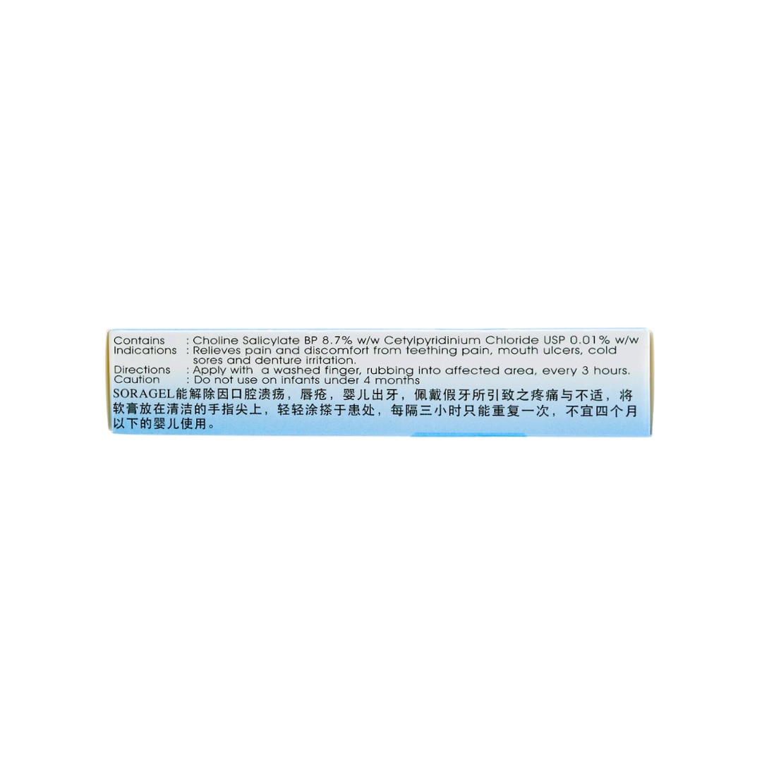 Soragel Antiseptic Oral Gel 10g