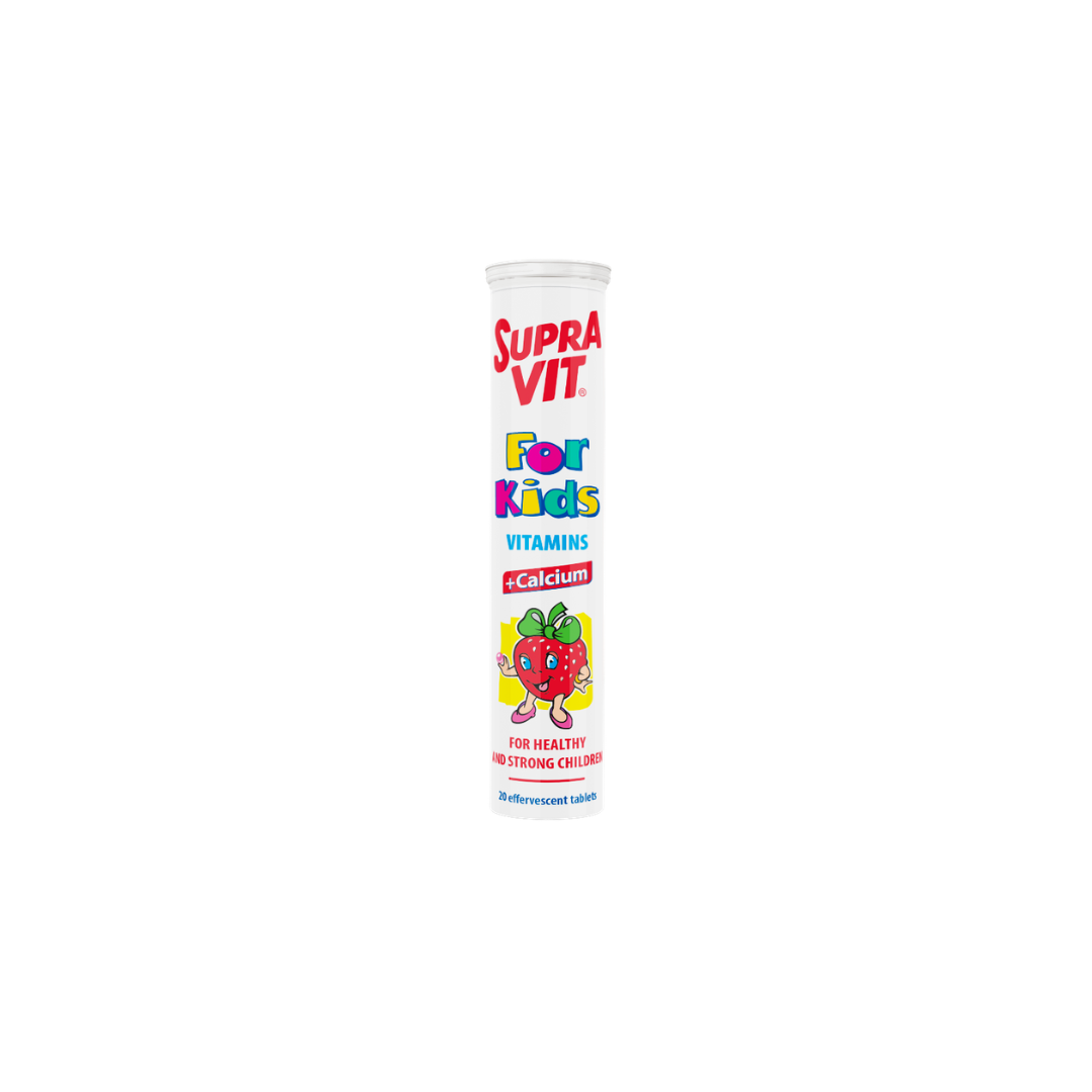 Supravit® For Kids - Multivitamins Strawberry Effervescent Tablets 20's