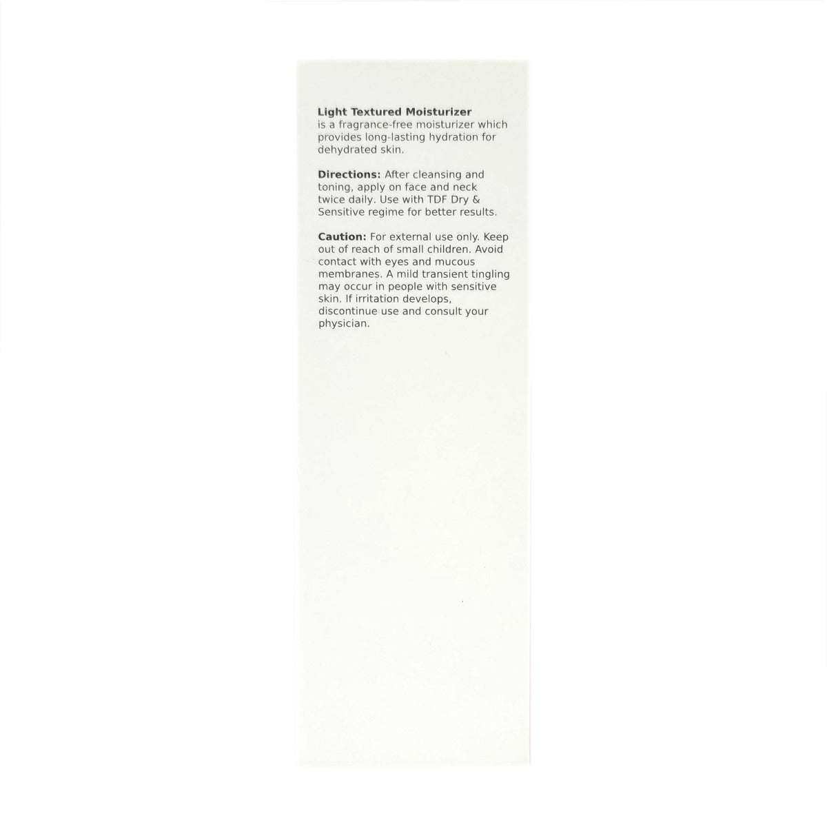 TDF Light Textured Moisturiser 50g