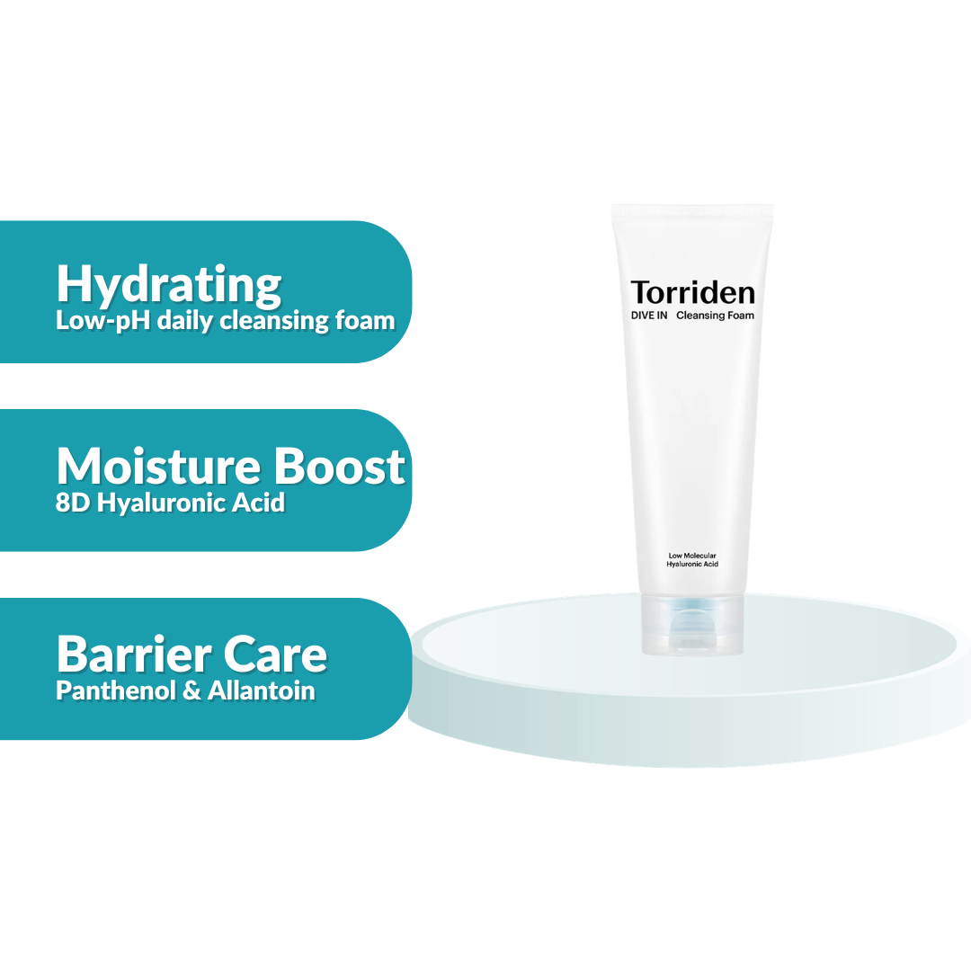 Torriden Dive-In Low Molecular Hyaluronic Acid Cleansing Foam 150ml