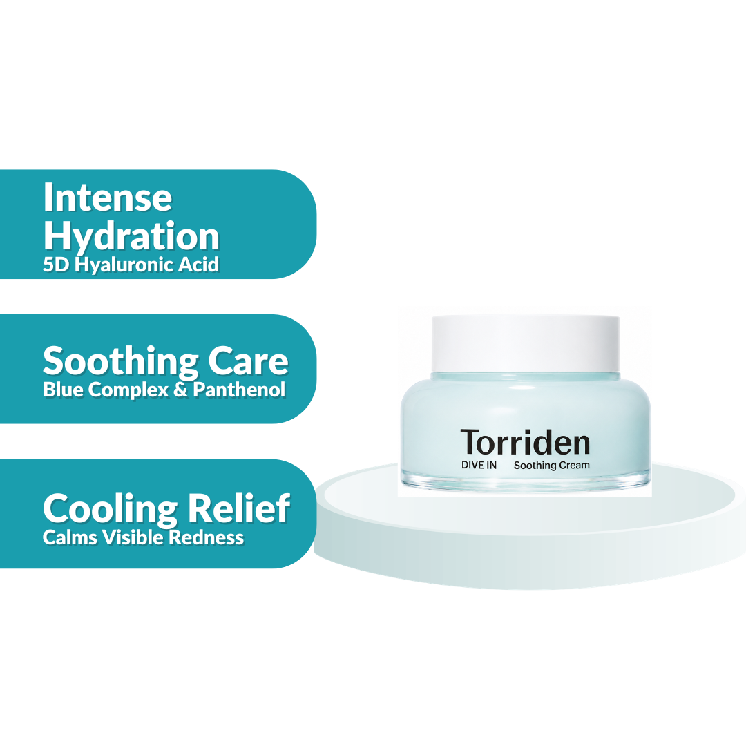 Torriden Dive-In Low Molecular Hyaluronic Acid Soothing Ceam 100ml