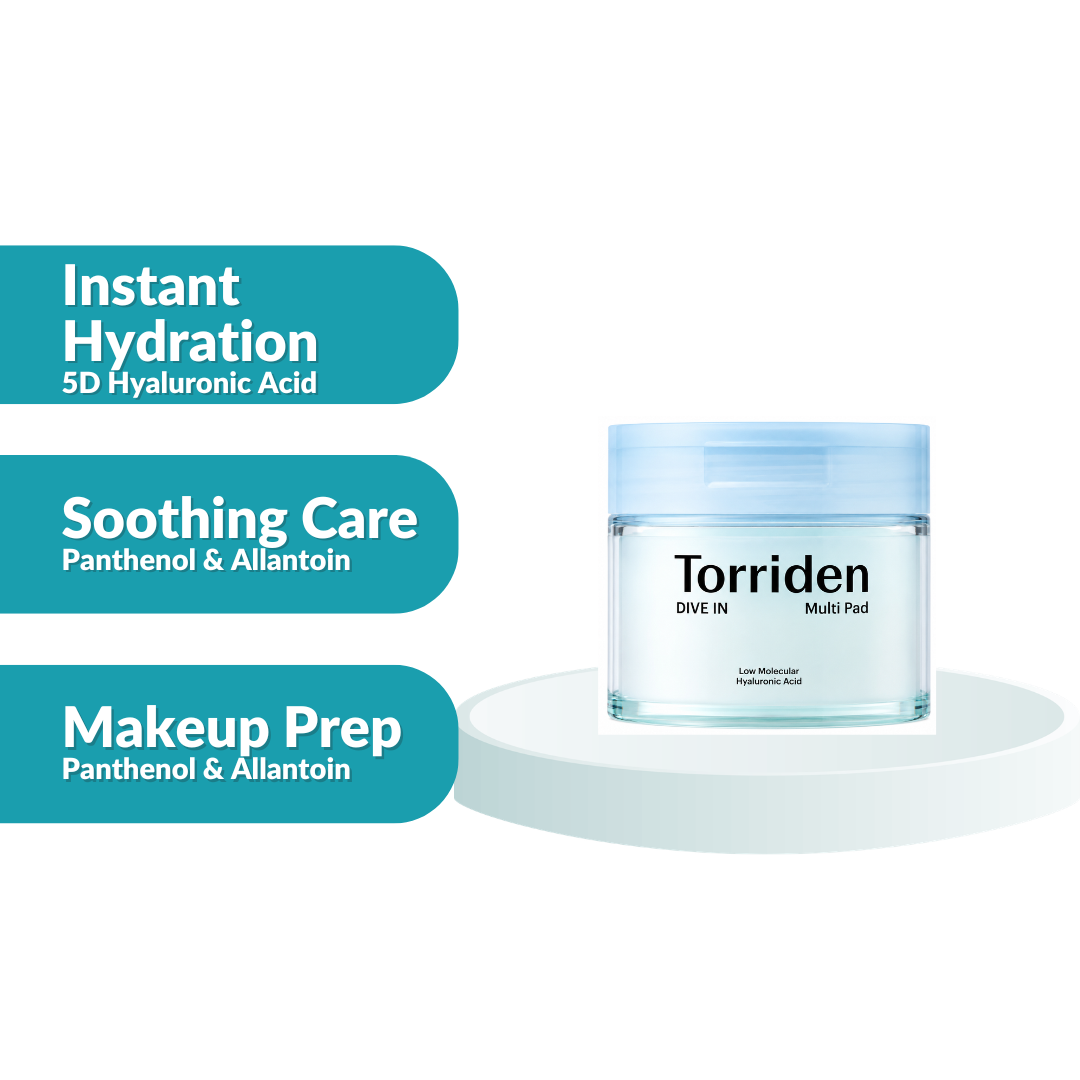 Torriden Dive-In Low Molecular Hyaluronic Acid Multi Pad 80's