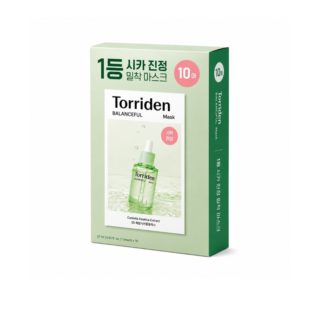 Torriden Balanceful Cica Mask Pack  25ml 10'S