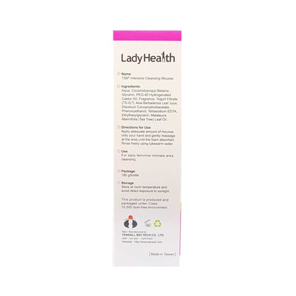 TS6 Intensive Cleansing Mousse 180ml Intimate Feminine Wash With Probiotic Essence